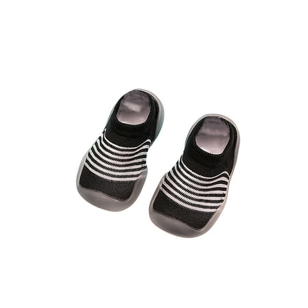 

QWERTYU Toddler Child Girl s Boy Non-Slip Floor Socks First Walkers Shoes for Infant Baby Girl Boy Spring Summer Fall Slippers 6M-3Y
