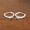 Gold, variant on Black Onyx Hoops