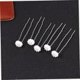 thumbnail image 3 of OULII Barrettes Fleur pour Filles 16 Pcs Épingle à Cheveux Marguerite Jaune Résine Accessoires en Forme de U, 3 of 8