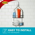thumbnail image 6 of Command BATH19-ES Bath Caddy Hanger, 7.5 lb, Plastic, 6 of 13