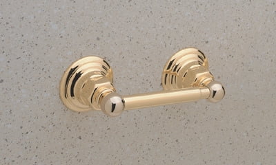 Rohl Italian Bath Single Spring Loaded Toilet Paper Holder In Polished Chrome