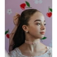 thumbnail image 2 of GOGIRL! USA Choker - Outline Heart, White Necklace, 2 of 2