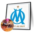 thumbnail image 3 of Kits de pintura de diamante 5D DIY, logotipo de equipo, taladro redondo completo, decoración de pared, manualidades, 3 of 9