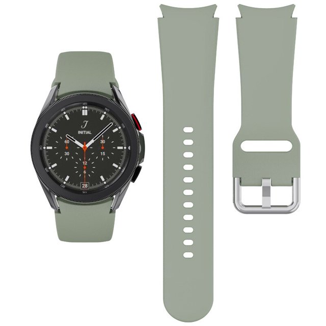 Correa de silicona de 20mm para Samsung Galaxy Watch 4 classic 46m 42mm Correa smartwatch pulsera deportiva Galaxy Watch 4 5 44mm 40mm banda Tan Jianjun unisex