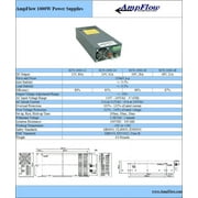 AmpFlow SCN-1000-48 1000W, 21A, 48V DC Power Supply