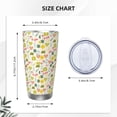 thumbnail image 4 of Susaid Medical Icons Print 20oz Car Cup,Insulated Coffee Cup Fully Spill Proof Travel Coffee Mug, Stainless Steel Tumbler for Work Home Outdoor Car-Without Straw, 4 of 8