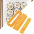 thumbnail image 4 of Neinkie Sushi Making Kit Deluxe Edition with Complete Plastic Sushi Maker Tool Complete with Sushi Rice Roll Mold Spatula DIY Home Sushi Tool Sushi Rolls, 4 of 6