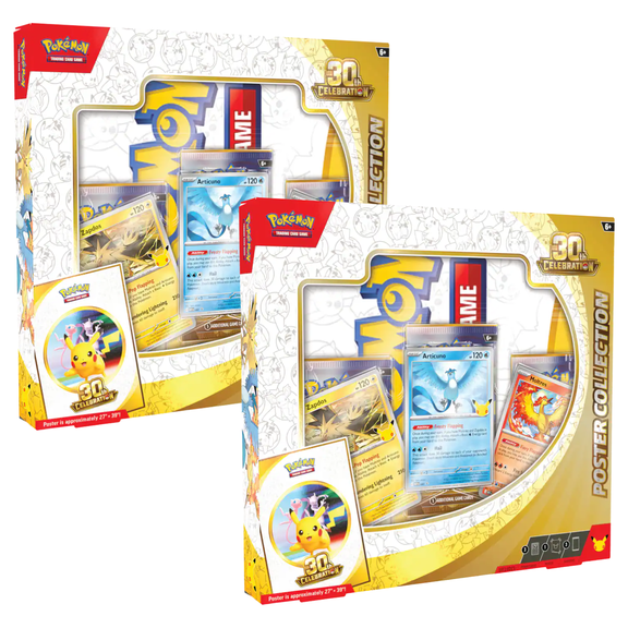 Pokémon TCG 30th Celebration Poster Collection 2-Pack