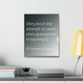 thumbnail image 4 of Inspirational Wall Art Glory Lies In Goal Motivation Wall Decor for Home Office Gym Inspiring Success Quote Print Ready to Hang Unframed, 4 of 17