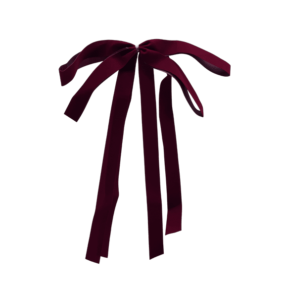 10 Count Burgundy Velvet Christmas Drape Bow, 9"x14", by My Texas House