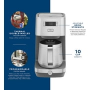 GE - Classic Drip 10-Cup Coffee Maker - Stainless Steel