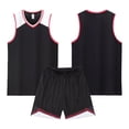 thumbnail image 2 of Unisex Youth Kids Boys Basketball Outfit Lightweight Basketball Tank Top and Track Shorts Sets Boy Summer Clothes, 2 of 5