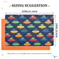 thumbnail image 6 of Yayeee Doormat for Inside 20"x32" Absorbent Low-Profile Washable Non-Slip Rubber Backed Entryway Rug, Rainbow Space Cat, 6 of 8