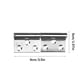 thumbnail image 2 of BESTYASH 12Ud Bisagra Para Puertas De Madera Y Gabinete Inoxidable Plateada, 2 of 6