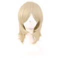 thumbnail image 1 of LinYooLi Perruque Cosplay en Fibre Synthétique 16 Pouces/40 cm (Blanc/bleu Azure), 1 of 4