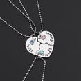 thumbnail image 3 of Collar estilo Europa y Estados Unidos, collar de tres piezas, buen amigo, collar de amor para siempre, accesorios, 3 of 3