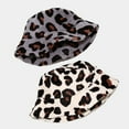 thumbnail image 5 of Fesfesfes Women's Bucket Hat Leopard Print Basin Hat Cloth Fisherman Hat Sun Hat, 5 of 7