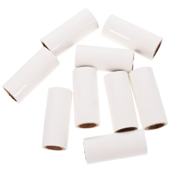 ETHZZLE 9-Pack White Adhesive Pet Lint Roller Refills Portable for Home Use, Effective and Hair Remover