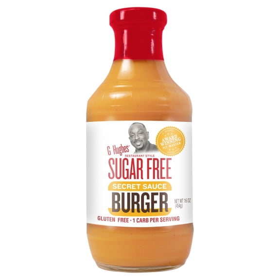 G Hughes Sugar Free Secret Sauce Burger