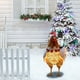 thumbnail image 2 of Christmas Chicken Yard Stake Outdoor Garden Decoration Farm Animal Lawn Ornament for Holiday Party Patio Festive Ground Plug Decor, 2 of 6