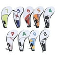 thumbnail image 2 of 9Pcs  Club Head Cover, Zipper  Iron Covers, Sport Pattern for Gift All Brands, 2 of 8