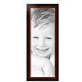 thumbnail image 2 of ArtToFrames 10" x 28" Matte Mahogany with Gold Accent Diploma Picture Frame, 10x28 inch Brown Wood Poster Frame (WOM-5109), 4 Pack, 2 of 6