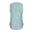 thumbnail image 4 of Womens Tank Tops under $5 Round Neck Sleeveless Summer Casual Printed Loose Tops, 4 of 5