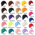 thumbnail image 2 of New Style Hair Loss Head Cover Hat Muslim Hat Chemo Cap Ladies Head Wrap Stretchy Turban GREEN, 2 of 8