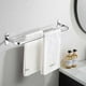 thumbnail image 3 of Toallero Doble, Toallero De Pared Para Baño, Toallero De Pared De 2 Barras De Acero Inoxidable Pulido, Toallero De Baño - 40Cm, 3 of 5