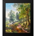 thumbnail image 2 of Basov, Sergej 15x17 Black Modern Framed Museum Art Print Titled - Landscape with a stream, 2 of 5