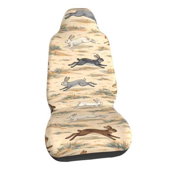 Running Hare Car Seat Covers Stretch Car Seat Protectors Universal Fit