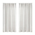 thumbnail image 2 of Linen Short Curtains Partially Covering The Light Solid-colored Window Curtains 2 Pieces, 2 of 6