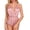Pink, variant on BONIXOOM Family Christmas Pajamas Silk Pajamas For Women Sleepwear None Sleeveless Solid Jumpsuit Pink M