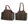 thumbnail image 1 of Firewood Storage Bag, Handheld Design Minuteness Stitching Logging Bag Minuteness Edge Exquisite Workmanship  for Outdoor, 1 of 8