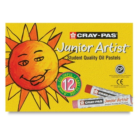 Sakura Cray-Pas Junior Artist Oil Pastels - Assorted Colors, Set of (Best Oil Pastel Artist)