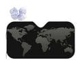 thumbnail image 1 of XMXY Car Sun Shade Windshield, Map of The World Automotive Front Window Sun Visor for Cars SUV Trucks, Medium Size, 1 of 8