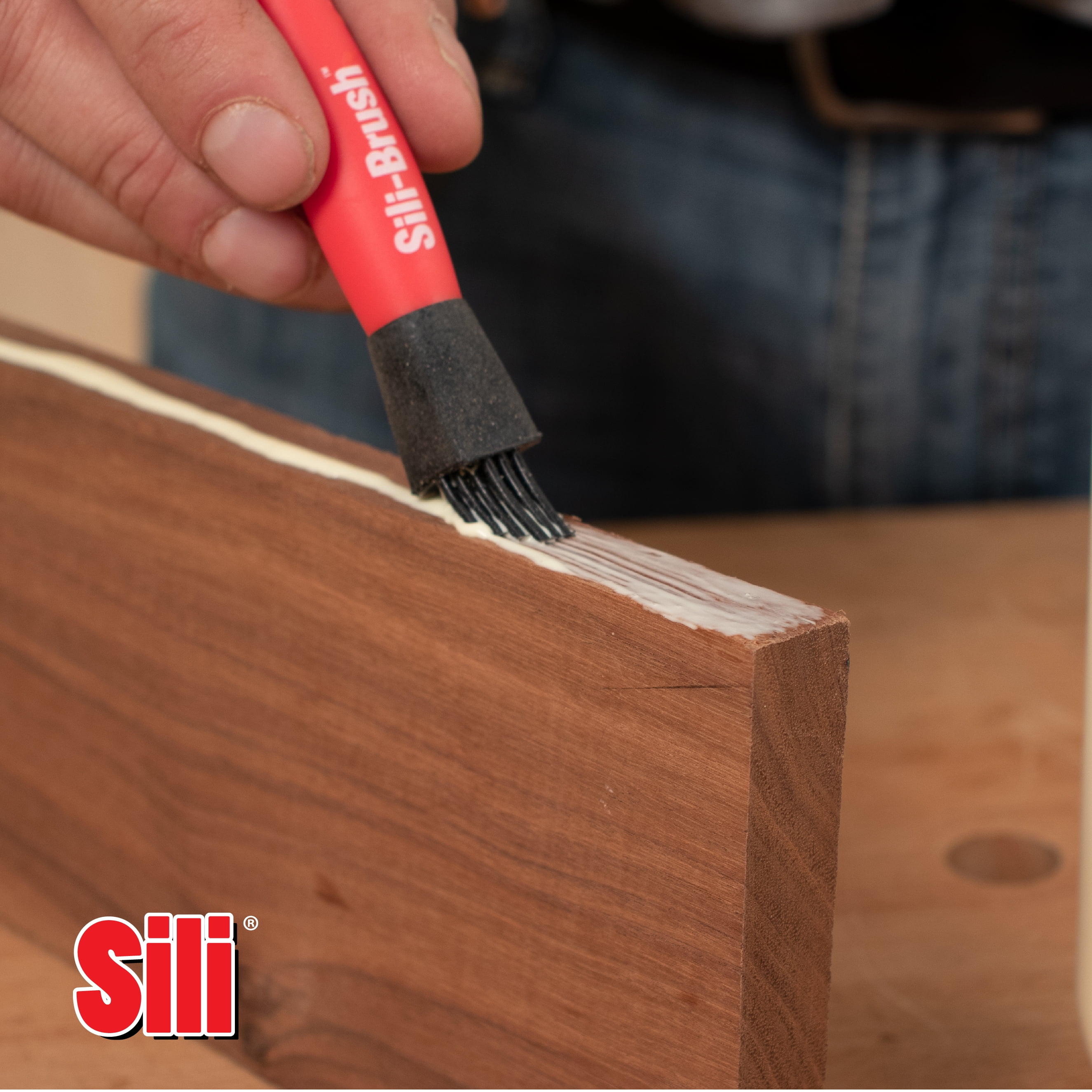 Sili-Brush - Silicone Glue Brush (1 Tip) Glue Dries and peels Off. Ideal for Wodworking, Arts, Crafts, Around The Home and Hobbyists. Tips Made