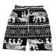 thumbnail image 3 of Pantalones cortos de playa para hombre y mujer, ropa de playa bohemia, pierna ancha, secado rápido, bañadores holgados. rayas blancas negras, 3 of 9