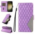 thumbnail image 1 of Mantto Slim Wallet Phone Case for Samsung Galaxy S23 Ultra 6.8",for Women Men,Durable PU Leather Magnetic Folio Flip Holder ID Credit Card Slots Shockproof Phone Case with Hand Strap,Purple, 1 of 11