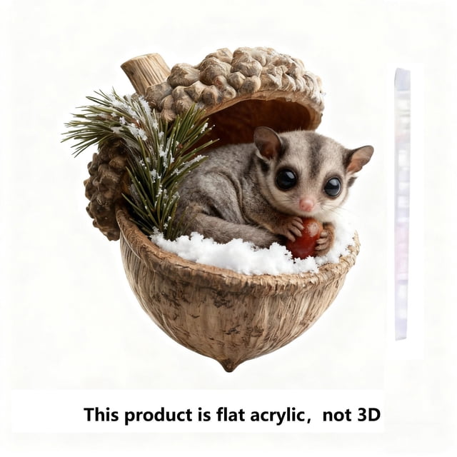 10cm Forest Animals Decoration Christmas Tree Pendant Holiday Gift