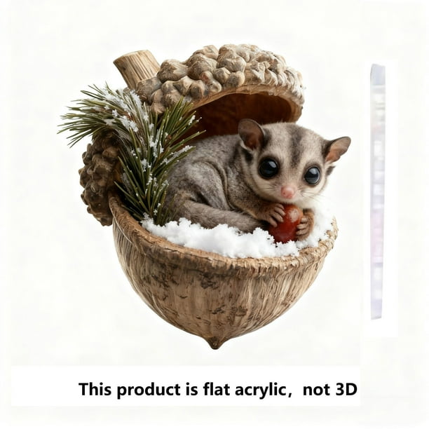 10cm Forest Animals Decoration Christmas Tree Pendant Holiday Gift