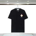 thumbnail image 1 of Casablanca 23 Primavera y novedad de verano estilo Fantasy Gate Starry Sky Castle casa letra logo camiseta de manga corta para parejas8217 negro, 1 of 4