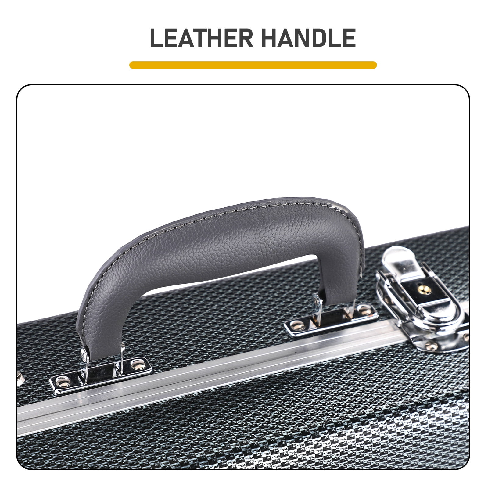 Electric Guitar ABS Molded Hard Case for GST GTL 170 SG and Burning Fire Style Flat Grayish Blue