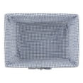 thumbnail image 2 of DII Chicken Wire Storage Baskets with Liner, Medium, Antique French Blue Gingham, 11x7.88x7", 2 Piece, 2 of 3