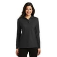 thumbnail image 1 of Port Authority Polo à Manches Longues pour Femmes Effet Soie. L500LS, 1 of 1
