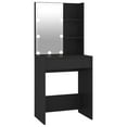 thumbnail image 2 of vidaXL Dressing Table with LED Makeup Table with Mirror Lighted Vanity Table, 2 of 25