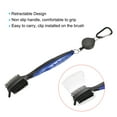 thumbnail image 4 of Uxcell Double Sided Retractable Cord Clip Cover Dust Groove Cleaner Golf Club Brush Blue, 4 of 6