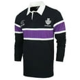 thumbnail image 2 of Malham Scotland Thistle Longsleeve Rugby Men's Shirt 100% Soft Cotton, 2 of 4