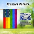 thumbnail image 6 of Love is Love Rainbow Pride Large Garden Flag Double Sided Gay Pride Lesbian LGBT Pride American Yard Flag Outdoor Decoration 28 x 40 Inch, 6 of 6