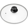 thumbnail image 1 of ZUIHUI 8 Inch Glass Lid for Frying Pan, Skillet, Pan Lid Fits Lodge 8 Inch Cast Iron Skillets 8"/20cm, Clear, 1 of 8